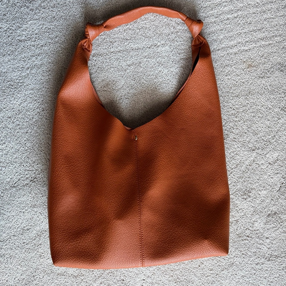 Anthropologie Love Knot Slouchy Bag with matching case